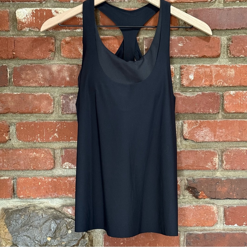 NWT Athleta Ultimate 2-in-1 Support Top D-DD SIZE S Black‎ Sports Bra Tank